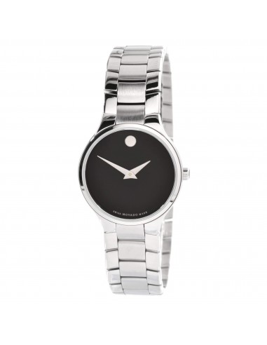 Movado Women's Quartz Watch - Serio Black Dial Stainless Steel Bracelet | 0607288 en ligne