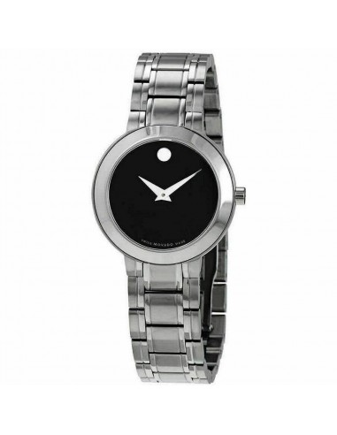 Movado Women's Quartz Watch - Stiri Black Dial Stainless Steel Bracelet | 0607280 ouvre sa boutique