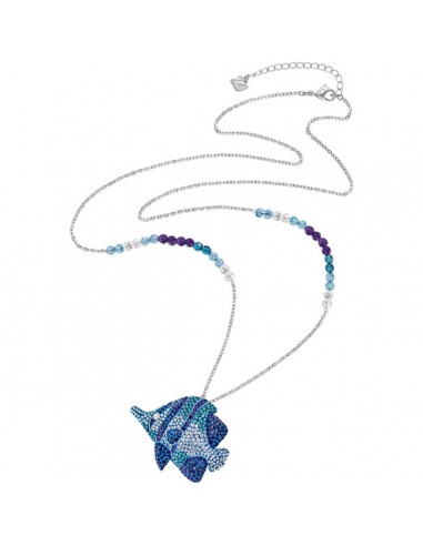 Swarovski Women's Necklace - Enchanted Fish Crystal Pendant Metal Plating | 5195533 de votre