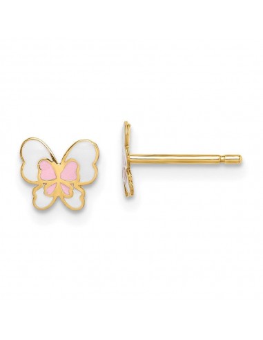 Madi K Kid's 14k  Enamel Butterfly Post Earrings des créatures d'habitude