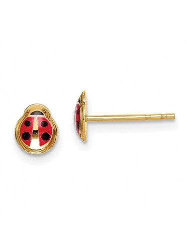 Madi K Kid's 14k  Enamel Ladybug Post Earrings Comparez et commandez 