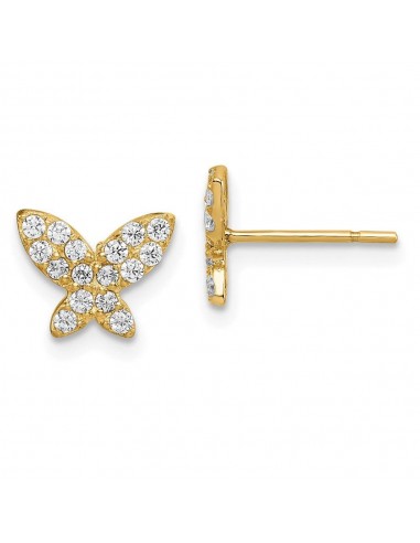 Madi K Kid's 14k  Butterfly CZ Post Earrings commande en ligne