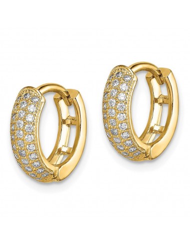 Madi K Kid's 14k  CZ Hinged Hoop Earrings ou a consommer sur place