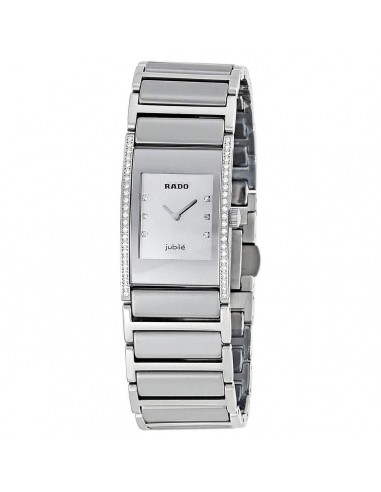 Rado Women's Diamond Watch - Integral Jubile Silver Tone Dial Bracelet | R20733712 Découvrez la collection