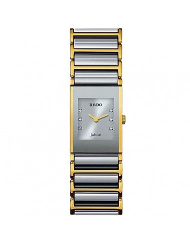 Rado Women's Diamond Watch - Integral Jubile Silver Tone Dial Bracelet | R20750702 le des métaux précieux