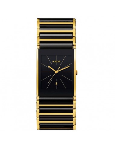 Rado Men's Diamond Watch - Integral Black and Yellow Gold Bracelet | R20862162 Fin de série