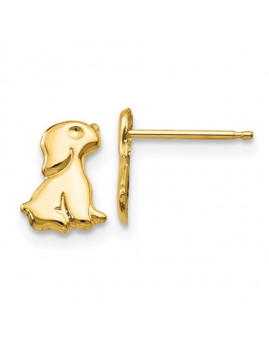 Madi K Kid's 14k  Sitting Dog Post Earrings prix