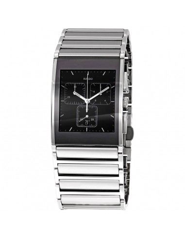 Rado Men's Chrono Watch - Integral Black Dial Stainless Steel Bracelet | R20849159 2023