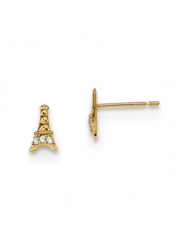 Madi K Kid's 14k   CZ Eiffel Tower Post Earrings prix pour 