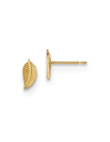 Madi K Kid's 14k   Leaf Post Earrings ouvre sa boutique