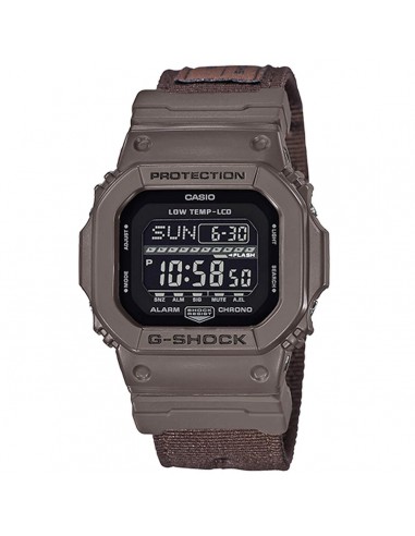 Casio Men's Digital Watch - G-Shock G-Lide Brown Fabric Strap | GLS5600CL-5 est présent 