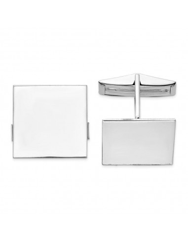 14K WG Square Cuff Links offre 