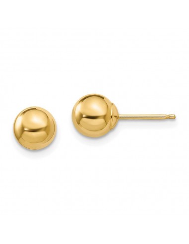 Madi K Kid's 14k  Polished 6mm Ball Post Earrings Venez découvrir notre 