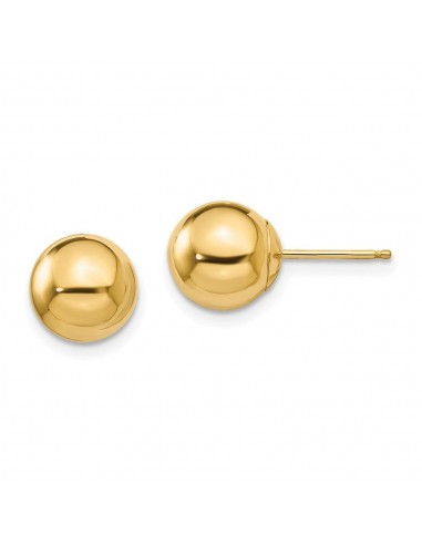 Madi K Kid's 14k  Polished 8mm Ball Post Earrings chez Cornerstreet bien 