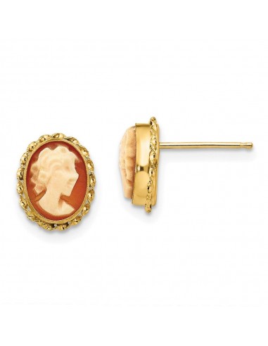 Madi K Kid's 14k  Cameo Post Earrings du meilleur 