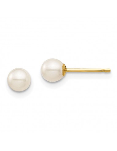 Madi K Kid's 14K  4-5mm White Round Freshwater Cultured Pearl Stud Post Earrings JUSQU'A -70%! 