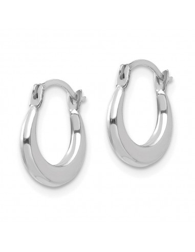 Madi K Kid's 14k White Gold  1.70mm Hoop Earrings en ligne