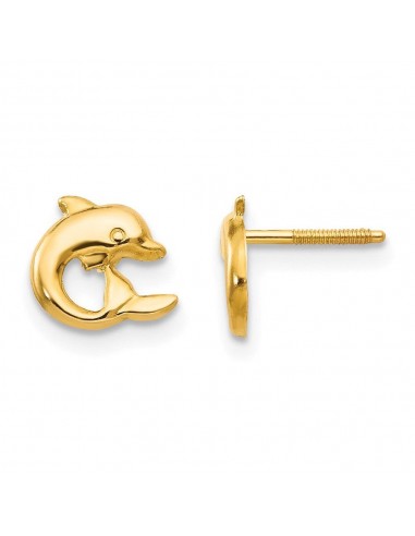 Madi K Kid's 14k  Dolphin Post Earrings france