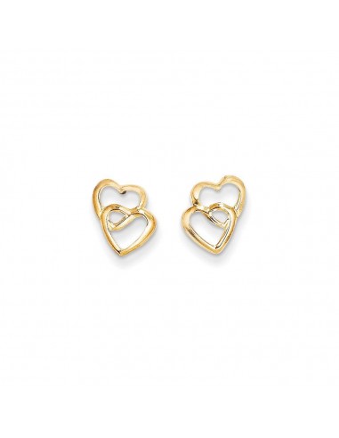 Madi K Kid's 14k  Hearts Post Earrings de l' environnement