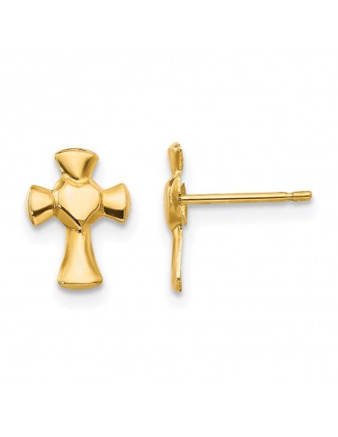 Madi K Kid's 14k  Heart Cross Post Earrings Comparez et commandez 