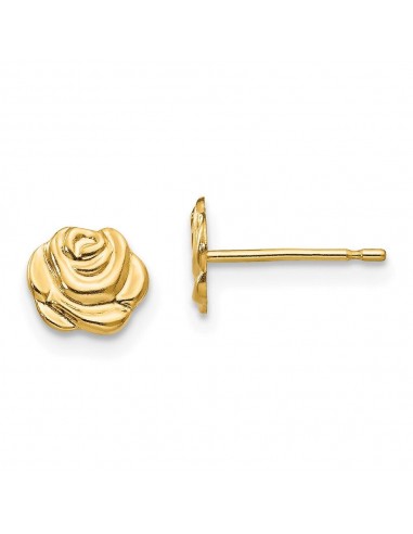 Madi K Kid's 14k  Flower Post Earrings rembourrage situé sous