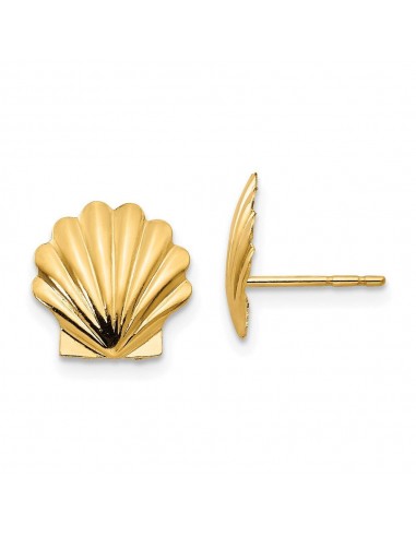 Madi K Kid's 14k  Shell Post Earrings En savoir plus