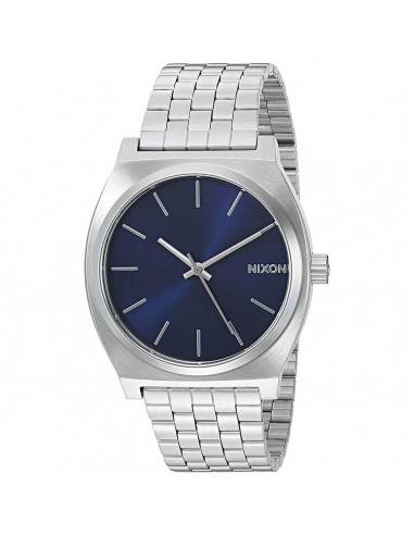 Nixon Unisex Quartz Watch - Time Teller Blue Dial Stainless Steel Bracelet | A0451258 livraison et retour toujours gratuits