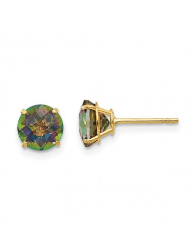 Madi K Kid's 14k  Round Mystic Topaz 6mm Post Earrings À commander