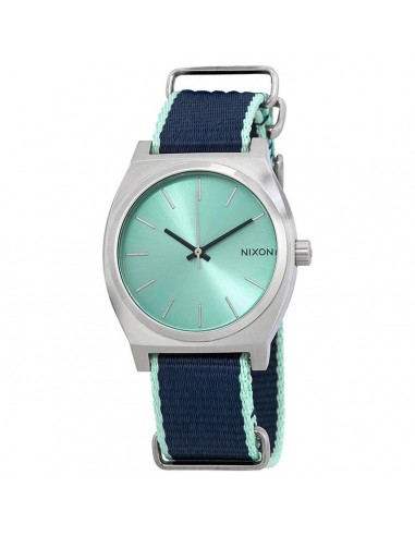 Nixon Men's Quartz Watch - Time Teller Green Dial Nylon Strap | A0452075 pas cher chine