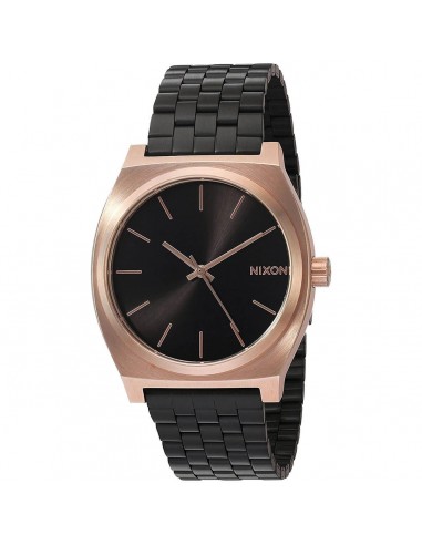 Nixon Men's Quartz Watch - Time Teller Black Stainless Steel Bracelet | A0452481 pas cheres