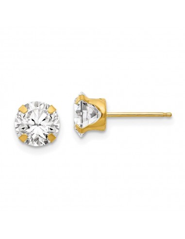 Madi K Kid's 14k  6.5mm CZ Post Earrings ou a consommer sur place