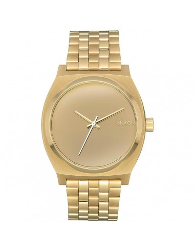 Nixon Men's Quartz Watch - Time Teller Gold Tone Dial Bracelet | A0452764 Economisez 