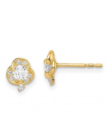 Madi K Kid's 14k  CZ Flower Post Earrings Venez découvrir notre 