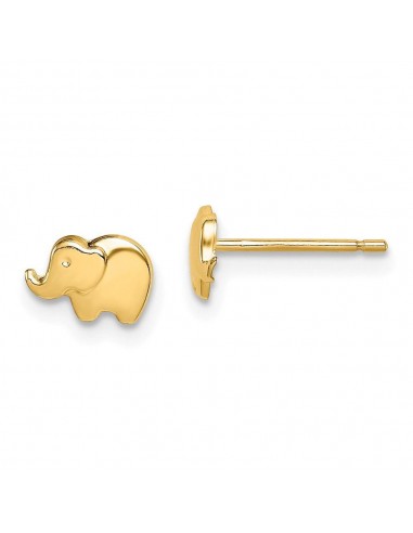 Madi K Kid's 14k  Elephant Post Earrings de technologie