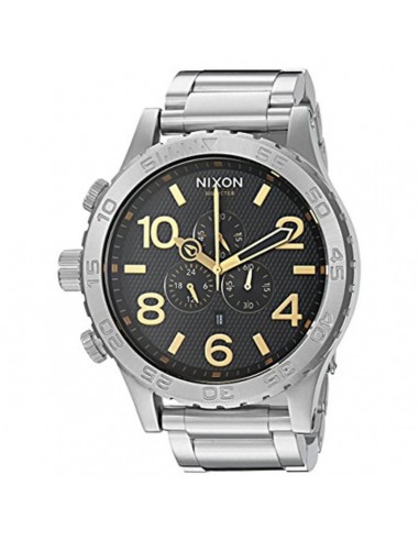 Nixon Men's Quartz Watch - 51-30 Chrono Black Dial Bracelet | A0832730 des créatures d'habitude