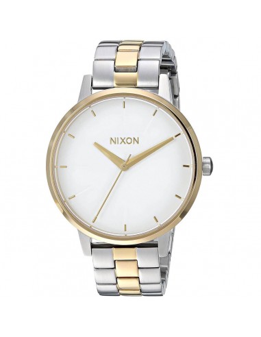 Nixon Women's Quartz Watch - Kensington White Dial Two Tone Bracelet | A0992706 outlet