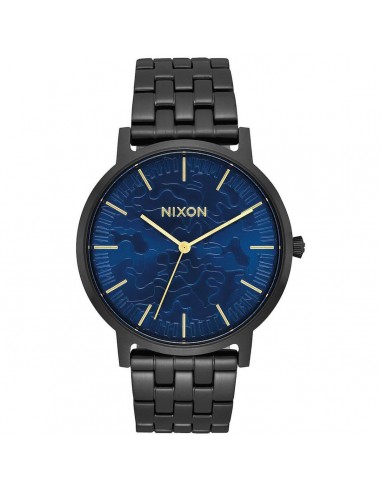 Nixon Men's Quartz Watch - Porter Blue Dial Black Bracelet | A10572734 2023