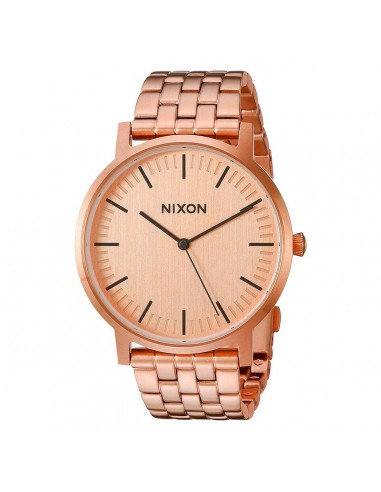 Nixon Unisex Quartz Watch - Porter Rose Gold Tone Dial Steel Bracelet | A1057897 Voir les baskets