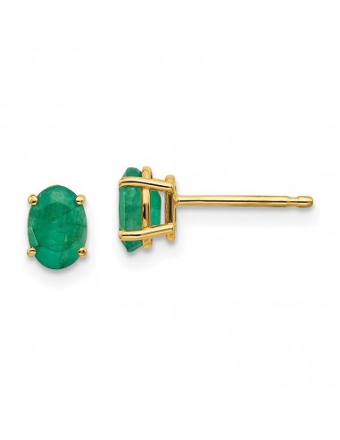 14k Emerald Earrings - May pas cher