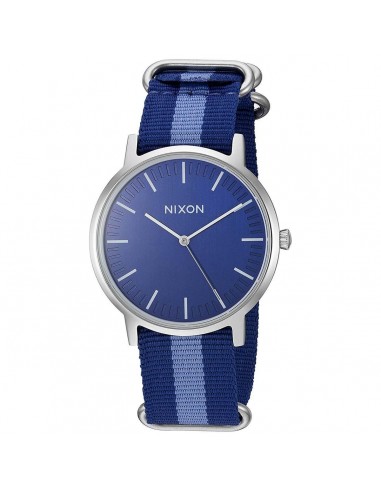 Nixon Men's Quartz Watch - Porter Nylon Navy Blue Dial Strap | A1059307 online