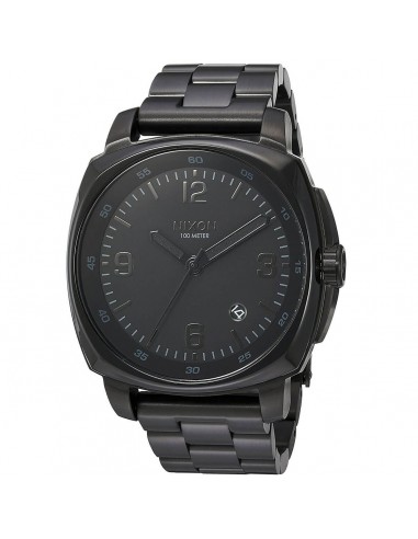 Nixon Men's Quartz Watch - Charger Black Dial Stainless Steel Bracelet | A1072001 50% de réduction en Octobre 2024