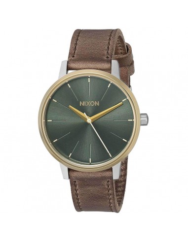 Nixon Women's Quartz Watch - Kensington Leather Green Dial Strap | A1082877 Paris Déstockage Promo