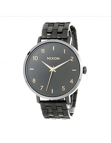 Nixon Women's Quartz Watch - Arrow Gunmetal Dial Stainless Steel Bracelet | A10902765 Livraison rapide