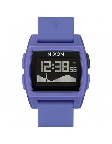 Nixon Men's Quartz Watch - Base Tide Digital Dial Purple Strap | A11042553 Dans la société mordern