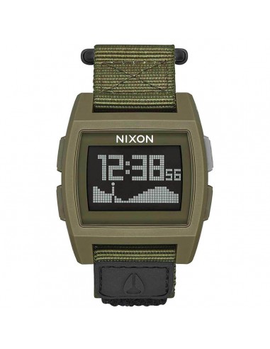 Nixon Men's Quartz Watch - Base Tide Digital Dial Green Strap | A11691085 en linge