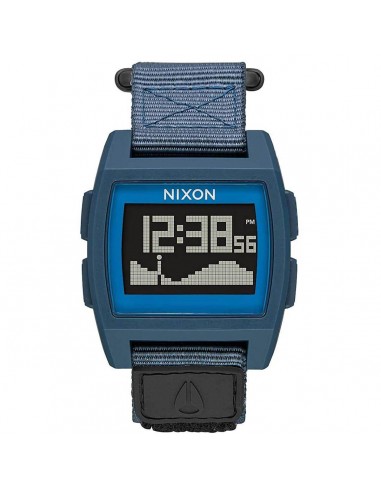 Nixon Men's Quartz Watch - Base Tide Digital Dial Blue Strap | A1169307 paiement sécurisé