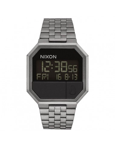 Nixon Men's Digital Watch - Re-Run Gunmetal Stainless Steel Bracelet | A158632 Comment ça marche