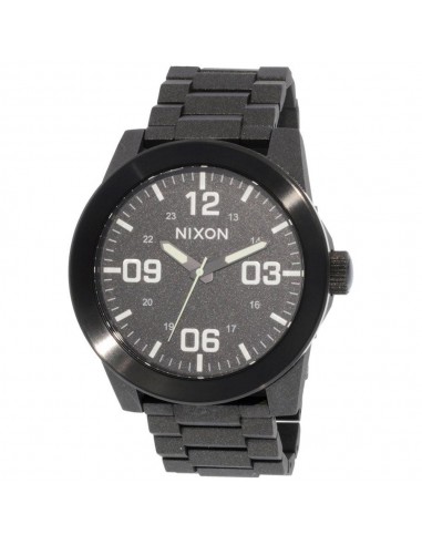 Nixon Men's Quartz Watch - Corporal SS Black Stainless Steel Bracelet | A3462858 Les magasins à Paris et en Île-de-France