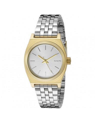 Nixon Women's Quartz Watch - Small Time Teller Silver Tone Dial Bracelet | A3992062 outlet