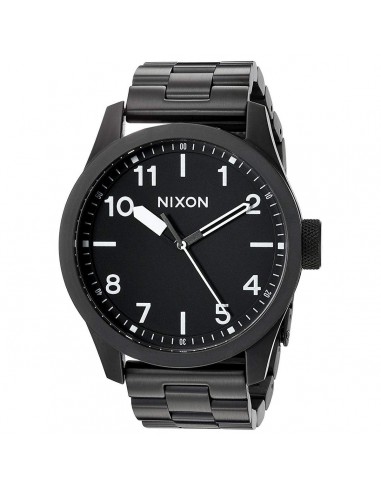 Nixon Men's Quartz Watch - Safari Black Dial Black Bracelet | A974756 acheter en ligne